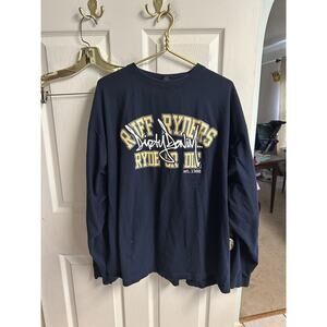 Ruff Ryders Ryde or Die Shirt Mens Shirt VNT Y2K Dirty Denim Blue Dark Rr-88 XL